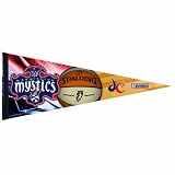WNBA Washington Mystics Premium Quality Pennant 12-by-30 Inch
