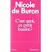 C'est quoi, ce petit boulot?