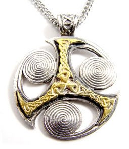 Ancient Triskilian Celtic Isle of Man Symbol Nordic Pendant Necklace