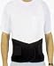 Back Support Belt No-Suspenders Black - Mens-Large