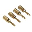 Hama Audio-Lautsprecheradapter Bananen-Stecker, Set 1