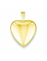 Genuine .925 14K Gold Filled Satin And Polished 2-Frame Heart Locket 2 Grams. 100% Satisfaction Guaranteed.