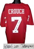 Eric Crouch Autographed/Hand Signed Nebraska Cornhuskers Red Custom Jersey 2001 Heisman
