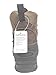 LABO Men's Black and Brown Fashion Winter Snow Boots Shoes Vel-Strap Waterproof Insulated 105