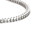 14K White Gold Diamond Bracelet - 3.75 Ct.