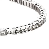 14K White Gold Diamond Bracelet - 3.75 Ct.