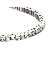 14K White Gold Diamond Bracelet - 3.75 Ct. -- LIFETIME WARRANTY