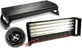 Coralife 08605 Lunar Aqualight High Output T5 Quad Lamp Fixture, 30-Inch Coralife 08605 Lunar Aqualight High Output T5 Quad Lamp Fixture, 30-Inch