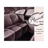 1941 PLYMOUTH Sales Brochure Literature Book Piece by Plymouth