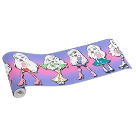 Bratz Prepasted Wall Border - White