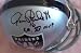 Jim Plunkett & Tom Flores autographed Oakland Raiders mini helmet