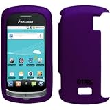 EMPIRE Purple Rubberized Hard Case Cover for LG Genesis