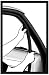 CRL 1986-90, 1982-92, and 1983-89 Caprice, Impala, Buick Electra, LaSabre, Olds. Custom Cruiser, Cadillac DeVille, Brougham, and Pontiac Parisienne, Safari Driver Side and Passenger Side Door Seal Weatherstrip