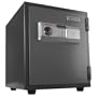 First Alert 2118DF 1 Hour Fire Steel Safe with Digital Lock, 1.9 Cubic Foot, Gray