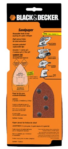 Black & Decker 74-671 Mega Mouse Paper Coarse (80-Grit)