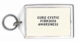 Cure Cystic Fibrosis Awareness Keychain