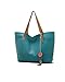 KERAL Women Shoulder Bags Totes Hobo Handbag Chain Pendants Sweet Cute Color Blue