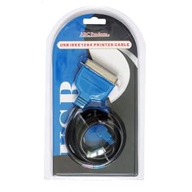 ABC Products� USB to Parallel Port Adapter Cable Adaptateur parall�le IEEE1284 pour Brother Canon Epson Stylus Lexmark HP Hewlett Packard Imprimante Imprimer Printer avec 36 Contacts/Pins IEEE-1284 Centronic WIN 98SE, 2000, XP, Vista, 7, MAC os V8.6~9.2 plus