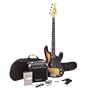 Silvertone LB11 Bass Guitar and Amp Package, Sunburst