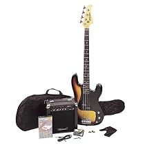 Silvertone LB11 Bass & Amp Package, Sunburst
