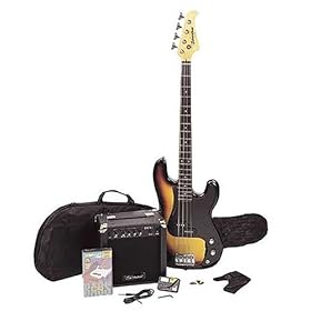 Silvertone LB11 Bass & Amp Package, Sunburst