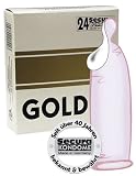 Orion 415111 Secura gold super Kondom, Gef�hls-Feuchtbeschichtung, 24 St�ck, Farbe ros� - 