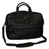 NFL Dallas Cowboys Debossed Black Leather Carry-on Bag