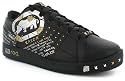 Red By Marc Ecko "Phranz Pharenheit" Ladies Leather Lace Up Fashion Shoes - Black/Silver/Gold