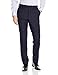 Louis Raphael LUXE Men's Slim Fit Flat Front Stretch Wool Blend Dress Pant