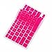 HDE Ultra Thin Silicone Rubber Keyboard Skin Cover for MacBook Pro Non Retina 13/15/17 (Hot Pink)