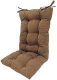 2-Piece Patio Rocker Cushion - Bentley Exotic Jacquard Chocolate