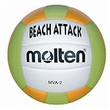"Molten" Beachvolleyball Beach Attack, Gr�n/Gelb/Wei�, 5 - 