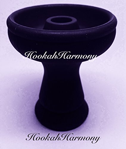 Black Silicone Shisha Land Hookah Phunnel Bowl New Lotus Head Makers of Dream D Hose Funnel