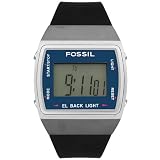 Fossil Men's Blue Retro Digital Watch #JR8859