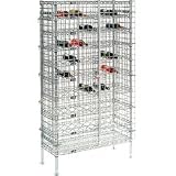 Wine Bottle Security Cage Shelving Unit: 48