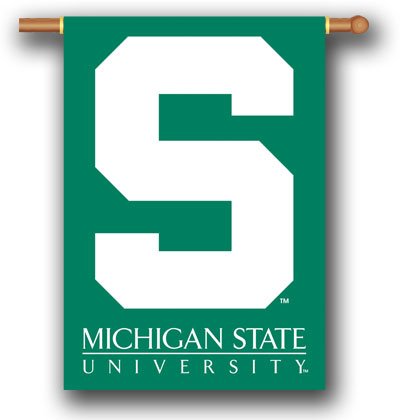 MICHIGAN STATE SPARTANS 28 x 40 Double Sided Outdoor Hanging Banner
