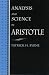 Books : Analysis and Science in Aristotle (S U N Y Series in Ancient Greek Philosophy)