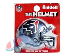 Houston Texans "Chrome" Pocket Pro NFL Helmet