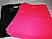 100 12x15 Glossy Pink and Black Plastic Merchandise Bags w/Handles