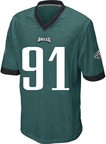 91 Fletcher Cox Mens Jersey Team Color Green X-Large