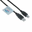 Hama USB2.0 Cable A - B Black, 1.8m