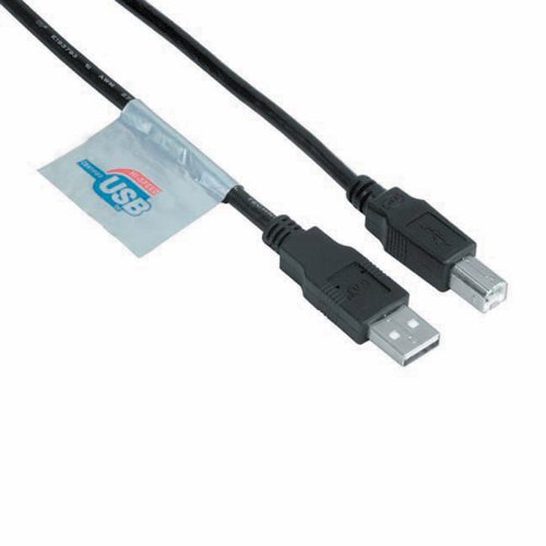 Hama USB2.0 Cable A - B Black, 1.8m