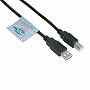 Hama USB2.0 Cable A - B Black, 1.8m