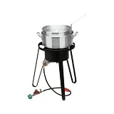 Bayou Classic B135 Outdoor Fish Cooker - 21 Inch Tall Frame with 10 PSI Regulator by Bayou Classic