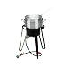 Bayou Classic B135 Outdoor Fish Cooker - 21 Inch Tall Frame with 10 PSI Regulator
