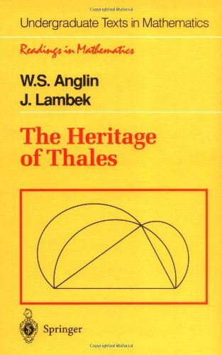 The Heritage of Thales (Undergraduate Texts in Mathematics)