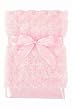 Bearington Baby Collection Plush Pink - small Swirly Snuggle Blanket