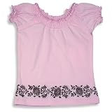 Cool Island - Girls Short Sleeved Top, Pink