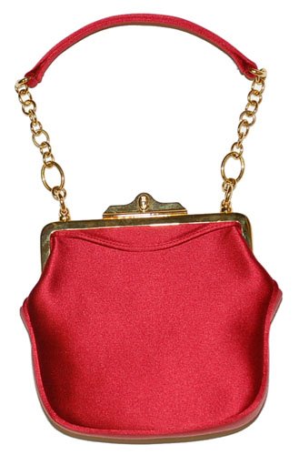 Ralph Lauren Collection Red Evening Purse Bag