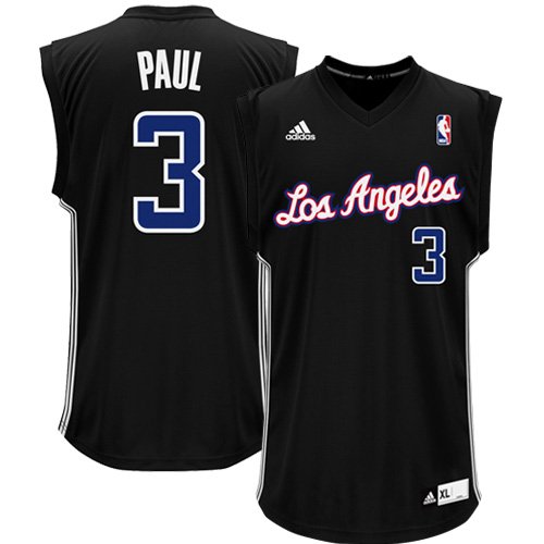 NBA adidas Chris Paul Los Angeles Clippers Chase Replica Jersey - Black (Medium)